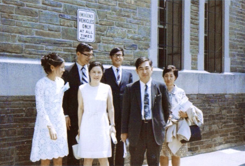 [33] With friends at Cornell Univ. (1970)