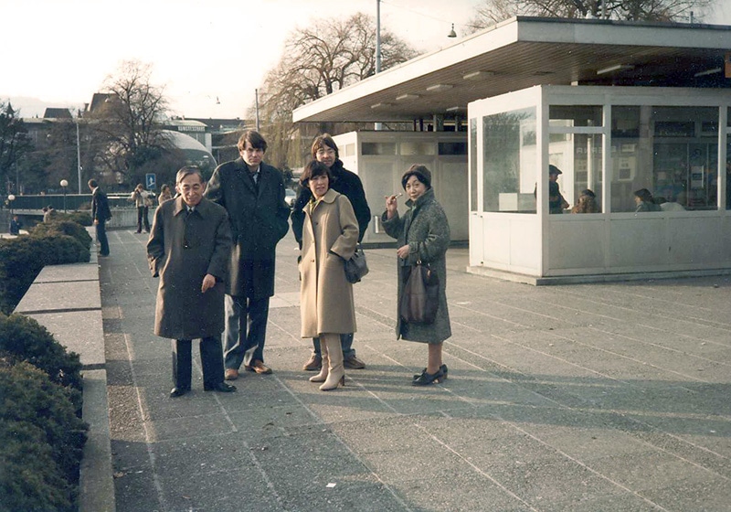 [53] At the pier of Lake Zürich (1982)