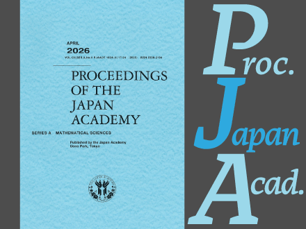 Proc. Japan Acad. Ser. A Math. Sci.